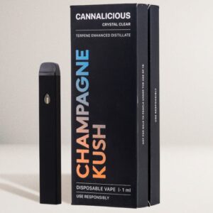 Champagne Kush Hybrid – THC Disposable Vape – 1ml