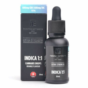 Buy 1200mg 1:1 Indica Orange Drops online